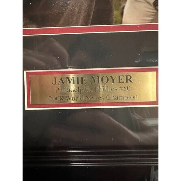 Jaime Moyer signed autographed Philadelphia Phillies 2008 11x14 photo framed PSA - Picture 6 of 6